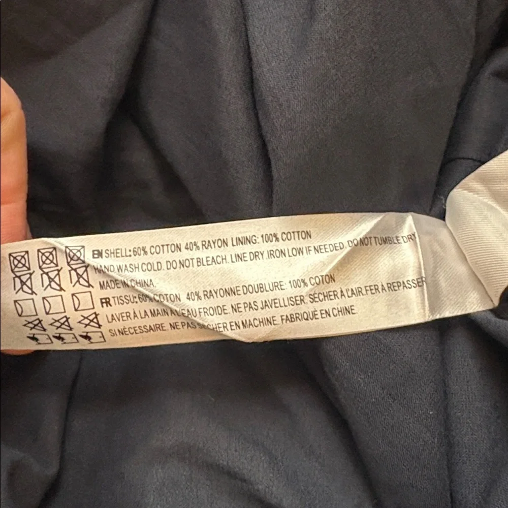 TUCKERNUCK EN Saison Navy White Daytona Midi Dress NWT Size Large - Picture 14 of 14